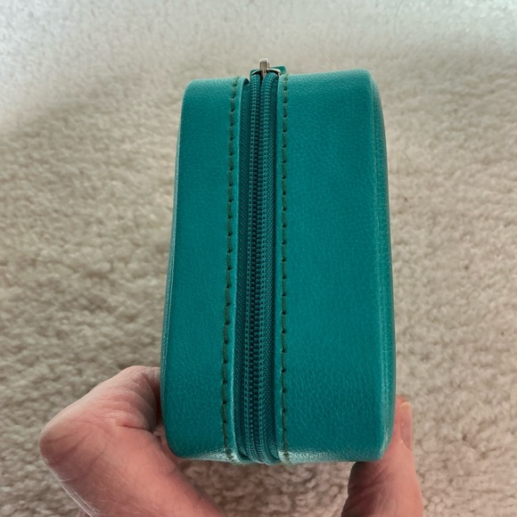 BRAND NEW EFFY TURQUOISE JEWELRY BOX HOLDER TRAVEL CASE - Picture 5 of 9